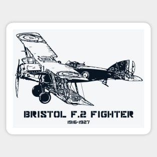 Bristol F.2 World War I Biplane Sticker